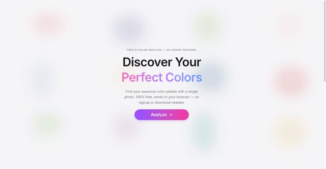 AI Color Analysis